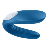 Satisfyer Vibro Partner Whale 6 x 2.3 cm Bleu